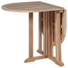 vidaXL Sammenleggbart sommerfuglbord for hage 120x70x75 cm heltre teak