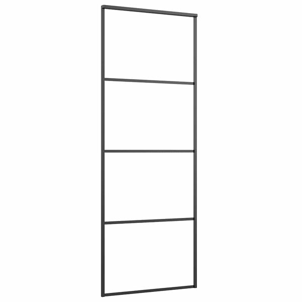 vidaXL Skyved&oslash;r med monteringssett 76x205 cm ESG glass og aluminium