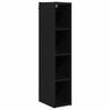 vidaXL Hengende skap Svart Eik 20 x 29,5 x 100 cm Konstruert tre