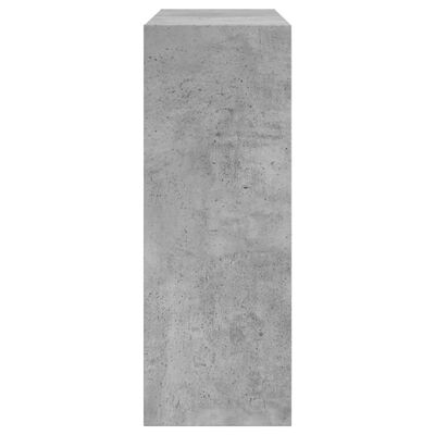 vidaXL Skoskap betonggrå 60x21x57 cm konstruert tre