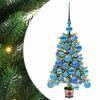 vidaXL Juletre med 150 LED med stativ gr&oslash;nn 65 cm PE