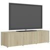 vidaXL TV-benk sonoma eik 120x34x30 cm konstruert tre
