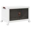 vidaXL Oppbevaringsboks stablebar med hjul 75 L 64x40x41 cm