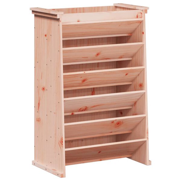 vidaXL Vegghengt plantekasse 6 lag 69x40x101,5 cm heltre douglasgran