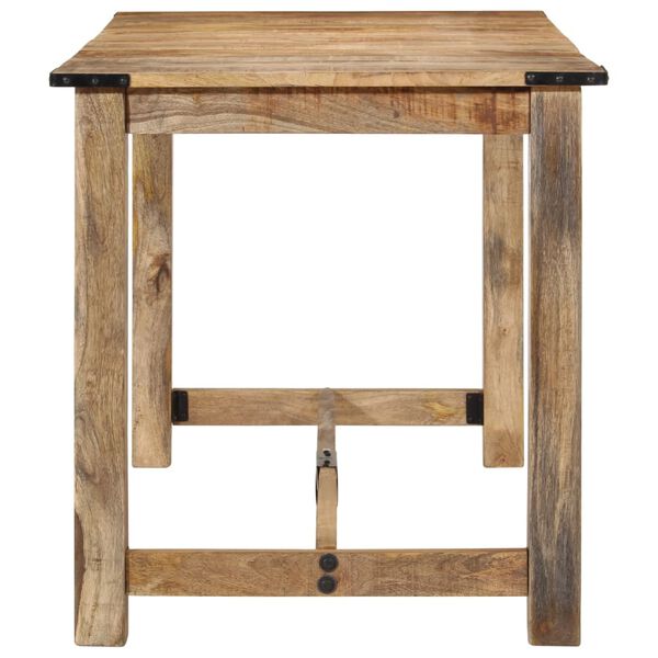 vidaXL Spisebord 140x70x75 cm heltre mango