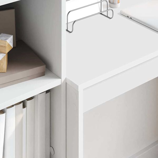 vidaXL Skrivebord Hvit 90 x 40 x 76 cm