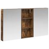 vidaXL Baderomsskapsett 3 stk. 110 x 10,5 x 60,5 cm Konstruert tre
