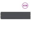 vidaXL Plenkanter 10 stk antrasitt 25x103 cm kaldvalset st&aring;l