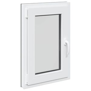 vidaXL Kj&oslash;levindu RISOR 50 x 75 cm PVC og glass Antrasitt