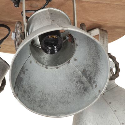 vidaXL Industriell taklampe 25 W sølv 42x27cm E27