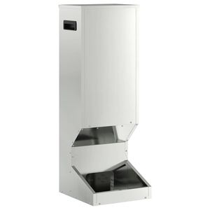 vidaXL Elgf&ocirc;ringsstasjon s&oslash;lv 28 x 30 x 80 cm Galvanisert St&aring;l