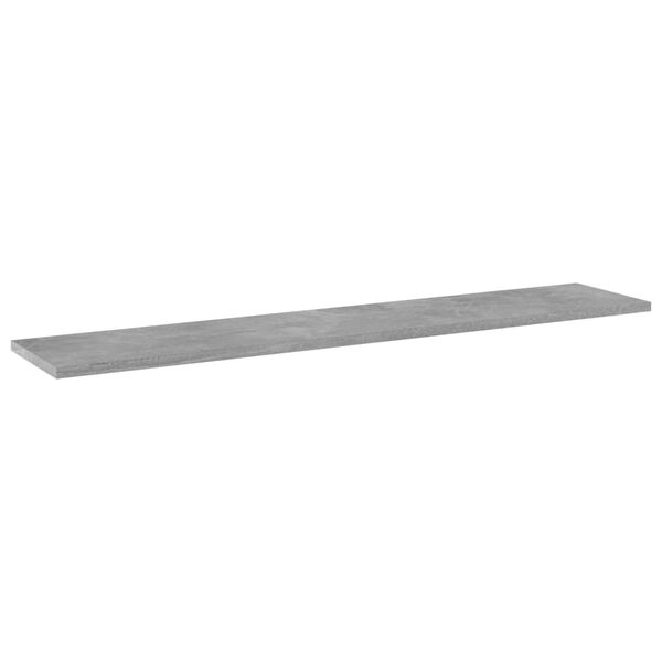 vidaXL Hylleplater 8 stk betonggrå 100x20x1,5 cm sponplate