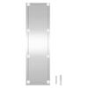 vidaXL Veggspeil med LED-lys 30x100 cm glass rektangel