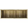 vidaXL Hageplantekasse 150x50x70 cm impregnert furu