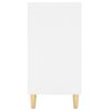 vidaXL Skjenk hvit 103,5x35x70 cm konstruert tre