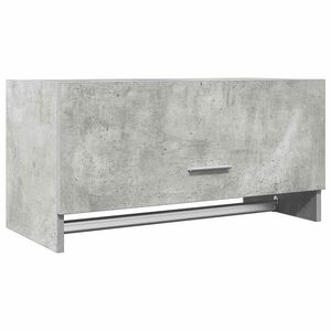 vidaXL Garderobe betonggr&aring; 70x32,5x35 cm konstruert tre