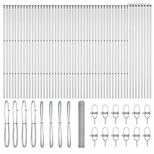 vidaXL Gjerdep&aring;le s&oslash;lv 100 x 1,2 m (25 mm mesh) St&aring;l