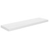 vidaXL Flytende vegghyller 4 stk h&oslash;yglans hvit 90x23,5x3,8 cm MDF