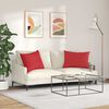 vidaXL Sofaputer 2 pcs Rød 70 x 50 cm stoff