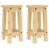 vidaXL Barkrakker 2 stk heltre furu