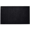 vidaXL D&oslash;rmatte svart 90 x 120 cm PVC