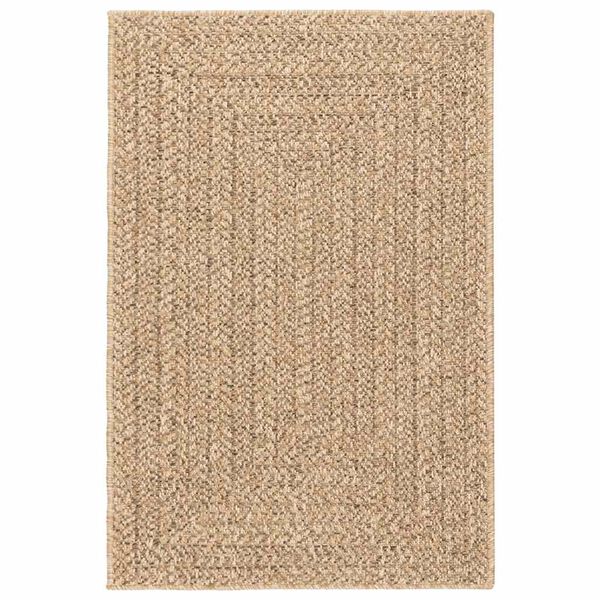 vidaXL Teppe ZIZUR beige 140x200cm jute-utseende innend&oslash;rs og utend&oslash;rs