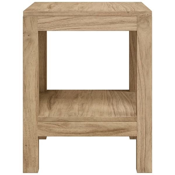 vidaXL Sidebord til baderom 45x35x45 cm heltre teak