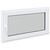 vidaXL Kj&oslash;levindu RISOR 110 x 60 cm PVC og glass Hvit