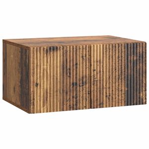 vidaXL Vegghengt TV skap Gammelt tre 59,5 x 41 x 30 cm Konstruert tre