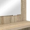 vidaXL Soverom sminkebord Sonoma eik 80 x 39,6 x 135 cm Konstruert tre