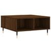 vidaXL Salongbord brun eik 60x60x30 cm konstruert tre