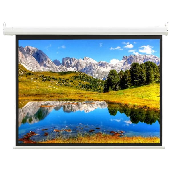 vidaXL Elektrisk projeksjonsskjerm med fjernkontroll 59" 1:1