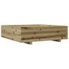 vidaXL Plantekasse 90x90x26,5 cm impregnert furu