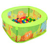 vidaXL Ballbasseng med 50 baller for barn 75x75x32 cm