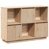 vidaXL Skjenk 110,5x35x80 cm heltre furu