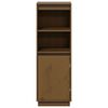 vidaXL Highboard honningbrun 37x34x110 cm heltre furu
