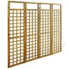 vidaXL 4-panels romdeler/ espalier akasie heltre 160x170 cm