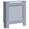 vidaXL Radiatordeksel MDF gr&aring; 78 cm