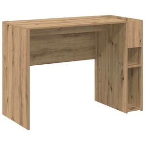 vidaXL Skrivebord Artisan Eik 109 x 50 x 78 cm Konstruert tre