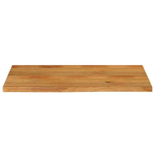 vidaXL Bordplate 110x60x2,5 cm naturlig kant heltre mango