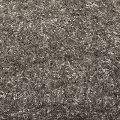 vidaXL Teppe ISTAN med lang luv skinnende utseende grå 200x280 cm