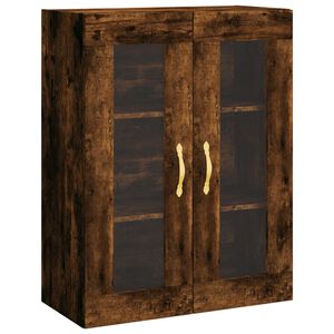 vidaXL Veggskap r&oslash;kt eik 69,5x34x90 cm