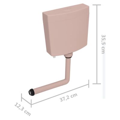 vidaXL Toalettvanntank med bunnvann 3/6 L laks