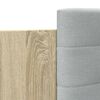 vidaXL Sengeramme med hodegavl sonoma eik 100x200 cm konstruert tre