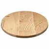 vidaXL Bordplate 100x50x2 cm oval heltre eik