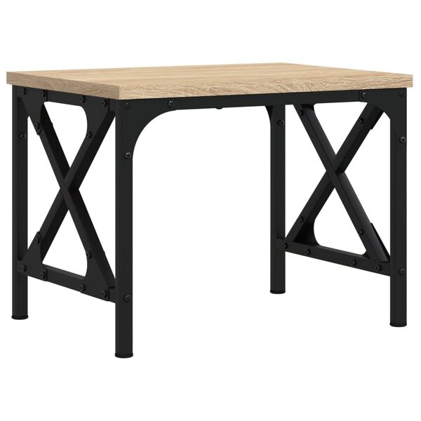 vidaXL Skriverbord sonoma eik 40x30x31 cm konstruert tre