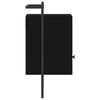vidaXL Nattbord veggmontert 2 stk svart 40x30x61 cm konstruert tre