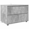vidaXL Oppbevaringsskap Betonggr&aring; 80 x 48 x 57 cm Konstruert tre