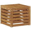 vidaXL Utend&oslash;rs Krakk Benk Naturlig 43 x 43 x 37 cm Solid akasietre