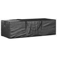 vidaXL Oppbevaringspose for juletre svart 135x40x55 cm polyetylen